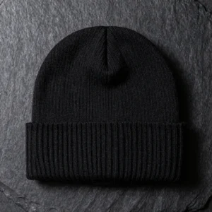 Monochrome Ribbed Beanie